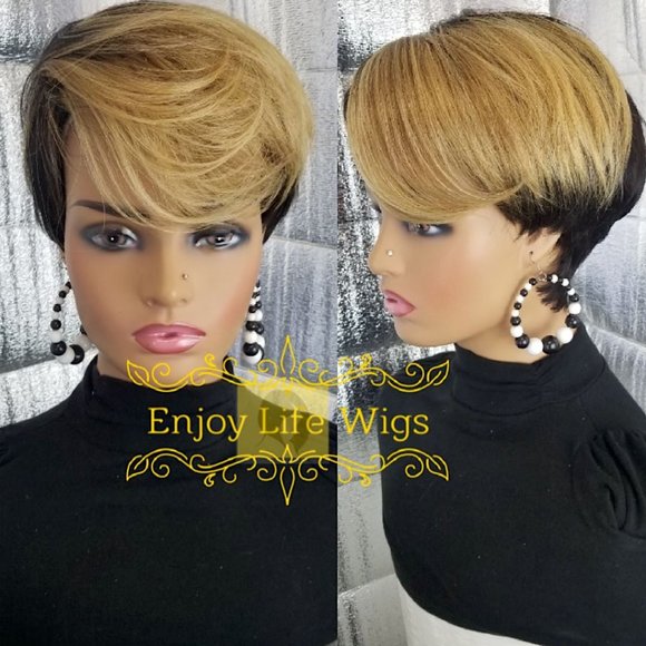 wowfactor celebrity Human hair short pixie wig main image 5